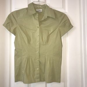Ann Taylor loft green blouse